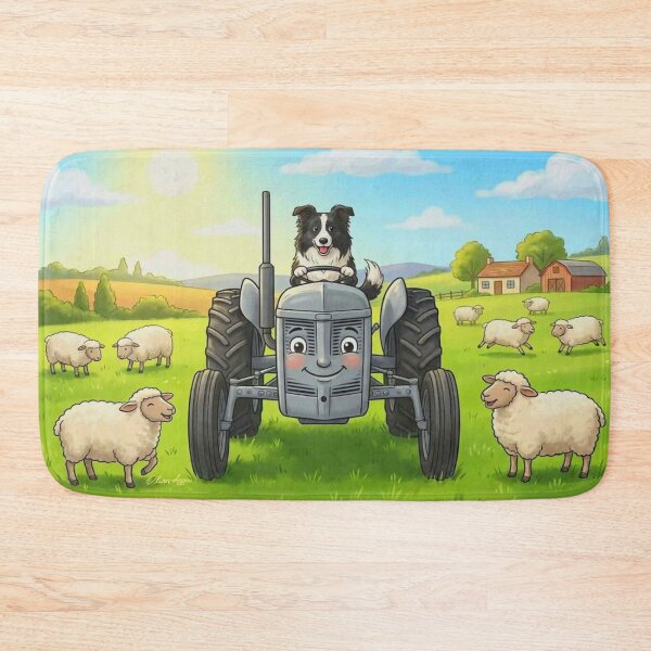 Item preview, “Sunny Fields Farmyard Friends’ little Grey Fergie  designed and sold by Printfantasia .