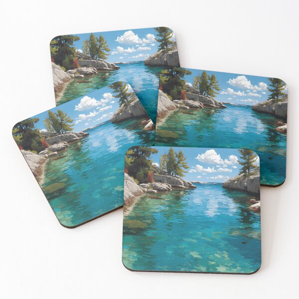 Item preview, Georgian Bay Canada Clear Water Rocky Coast designed and sold by daila70.