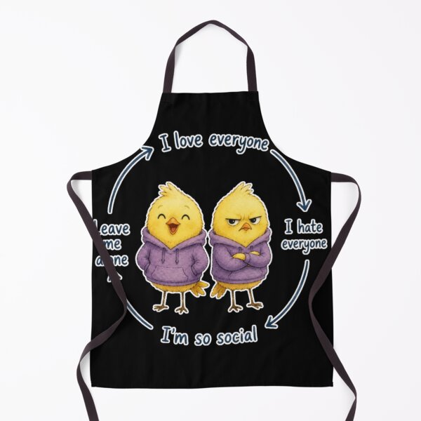 Item preview, Social Battery Chicks Meme designed and sold by AMS.