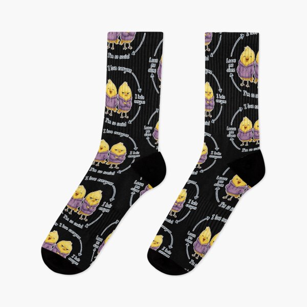 Item preview, Social Battery Chicks Meme designed and sold by AMS.