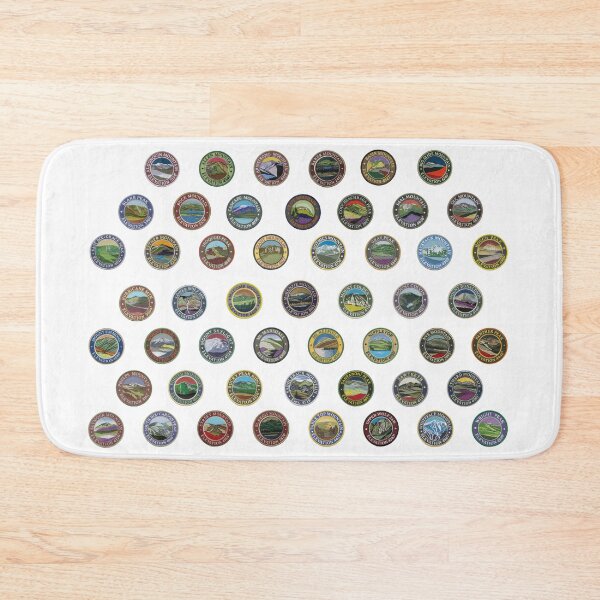 Item preview, 46 High Peaks Circle Patches - Adirondacks, New York designed and sold by YonderAndBeyond.
