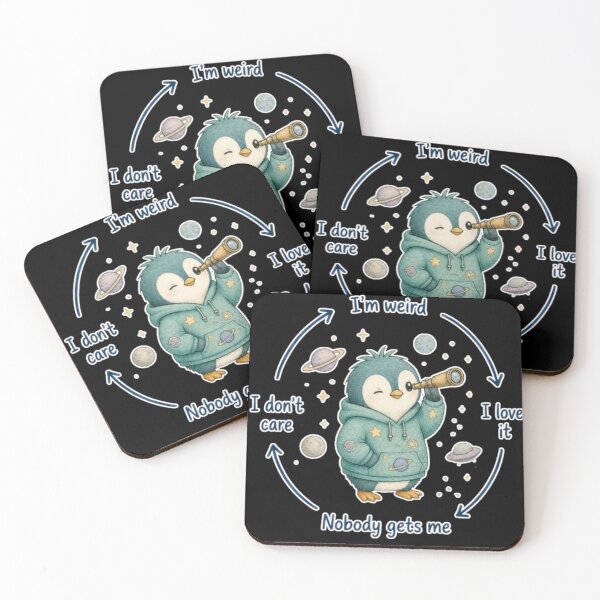 Item preview, Space Penguin Weird Meme designed and sold by AMS.