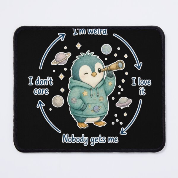 Item preview, Space Penguin Weird Meme designed and sold by AMS.