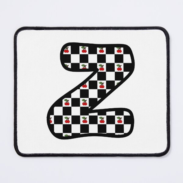 Item preview, Checkered Pattern “Z” with Cherries designed and sold by SoaringMoon.