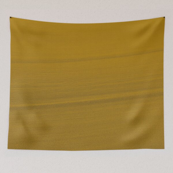 Item preview, Minimalist Mustard Yellow Sand Dunes | Golden Ochre Desert Landscape Digital Art designed and sold by Midnight Veil Designs.