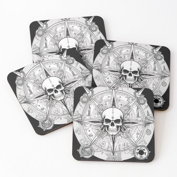 Item preview, Chaos Magic Skull Chaos Wheel Engraving designed and sold by DarkOriginArts.