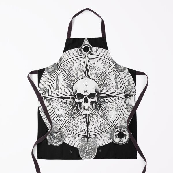 Item preview, Chaos Magic Skull Chaos Wheel Engraving designed and sold by DarkOriginArts.