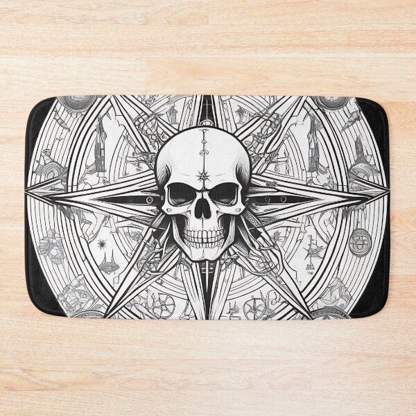 Item preview, Chaos Magic Skull Chaos Wheel Engraving designed and sold by DarkOriginArts.