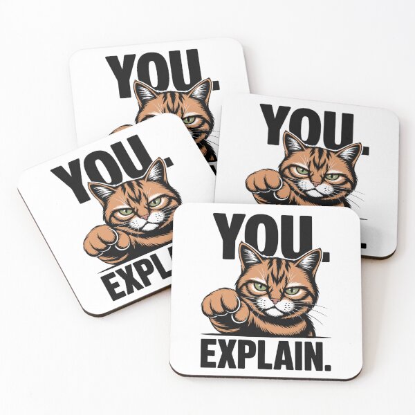 Item preview, funny cat - judgmental cat - sassy cat - cat humor - cat lover - cat mom - cat dad - pointing cat - angry cat - cat warning - sarcastic cat - toe beans - cat attitude - pet humor designed and sold by JansenGS.