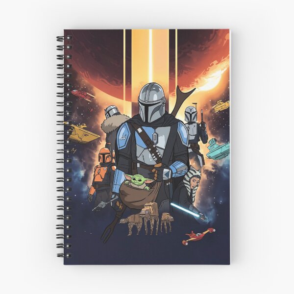 Item preview, Mando and Grogu Galactic Adventure Fan Art Poster designed and sold by G-A-D-U.