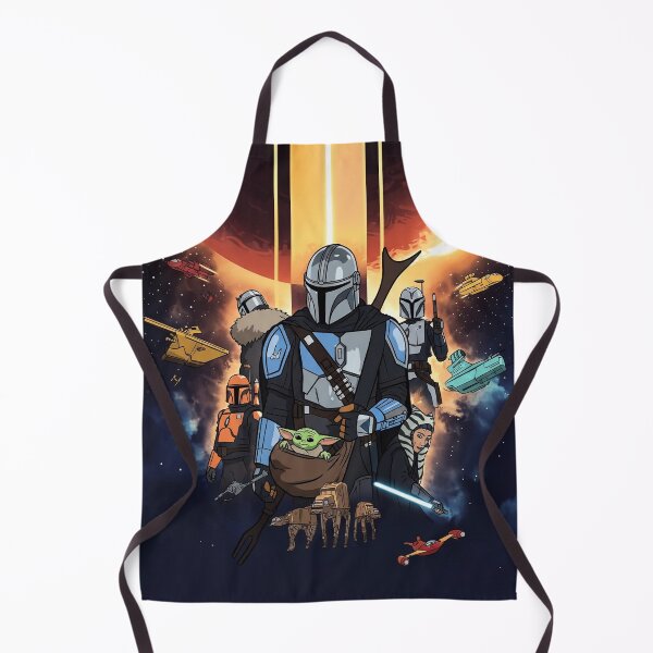 Item preview, Mando and Grogu Galactic Adventure Fan Art Poster designed and sold by G-A-D-U.