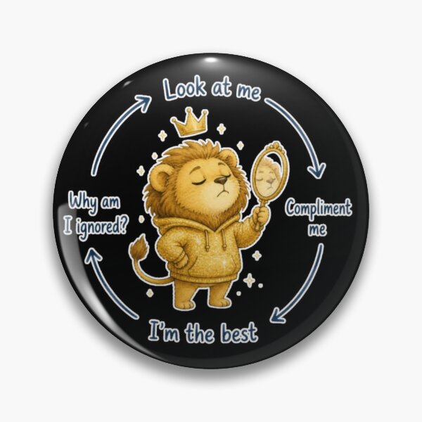 Item preview, Drama King Lion Meme designed and sold by AMS.