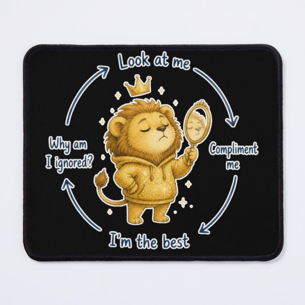 Item preview, Drama King Lion Meme designed and sold by AMS.