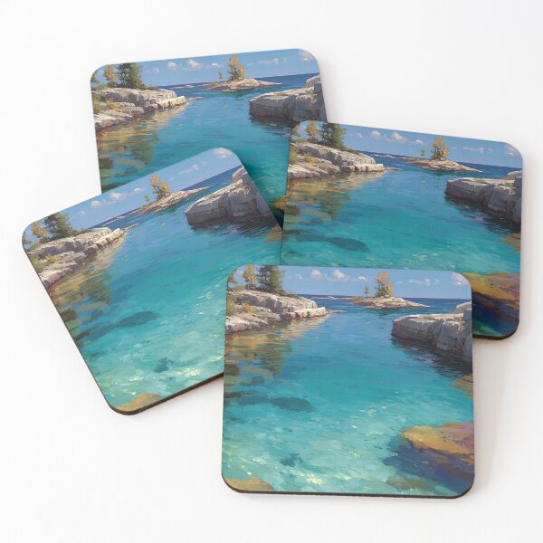 Item preview, Ontario Georgian Bay Island Waters Summer Calm designed and sold by daila70.