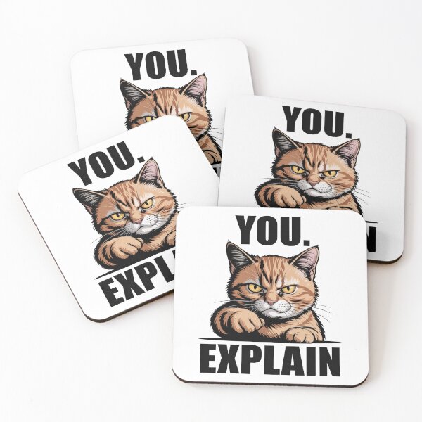 Item preview, funny cat - judgmental cat - sassy cat - cat humor - cat lover - cat mom - cat dad - pointing cat - angry cat - cat warning - sarcastic cat - toe beans - cat attitude - pet humor designed and sold by JansenGS.