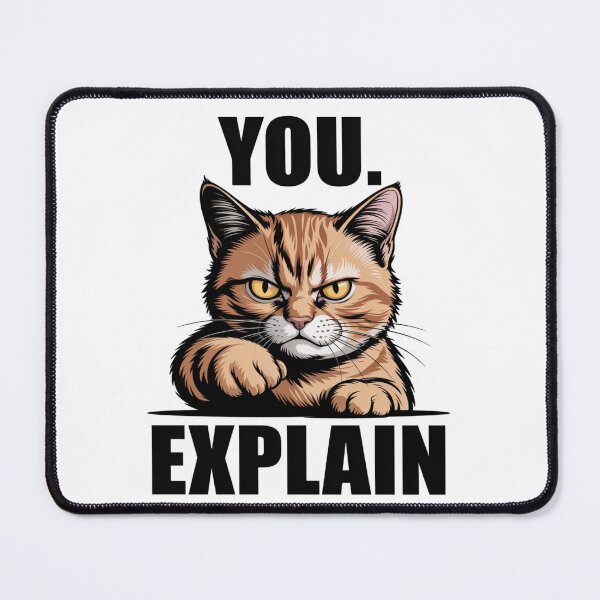Item preview, funny cat - judgmental cat - sassy cat - cat humor - cat lover - cat mom - cat dad - pointing cat - angry cat - cat warning - sarcastic cat - toe beans - cat attitude - pet humor designed and sold by JansenGS.