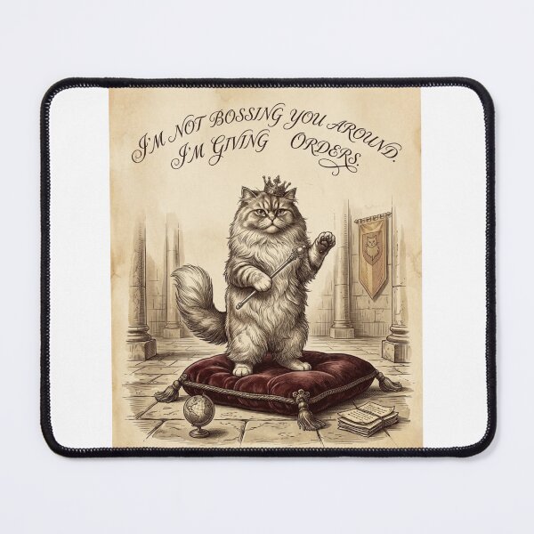 Item preview, Funny Cat Gift I'm Not Bossing You Around I'm Giving Orders  Royal Cat King Shirt Cat Mom Gift Sarcastic Cat designed and sold by Dev Mode.