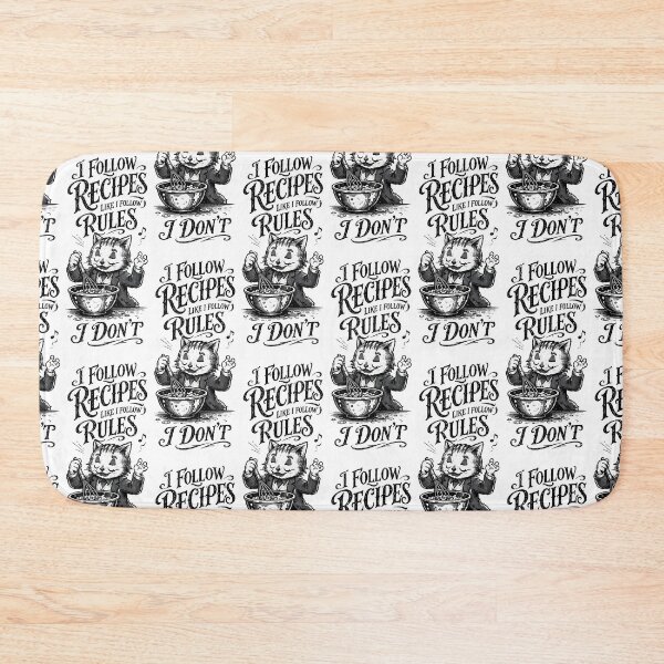 Item preview, Vintage Cooking Design for Foodies and Cat Lovers designed and sold by ChaoticCatIlust.