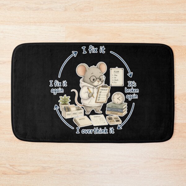 Item preview, Overthinking Mouse Meme designed and sold by AMS.