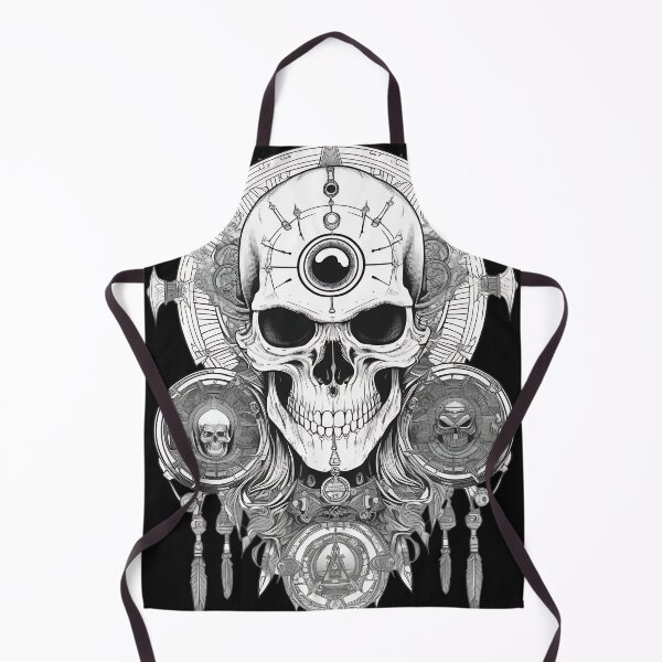 Item preview, Esoteric Third Eye Skull Dreamcatcher Engraving designed and sold by DarkOriginArts.