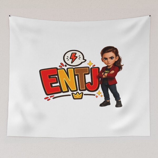 Item preview, ENTJ anime designed and sold by 16tipos.