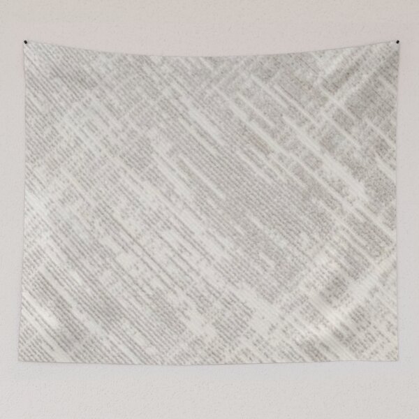Item preview, White and Grey Textured Print designed and sold by ZedColors.