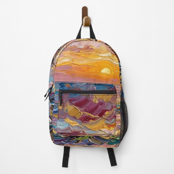 Item preview, Colorful Seascape with Sailing Ship designed and sold by BombasticPlanet.