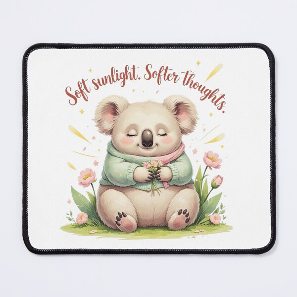 Item preview, Soft Sunlight Cute Koala Spring Aesthetic Mental Health designed and sold by AQUILAKREO.