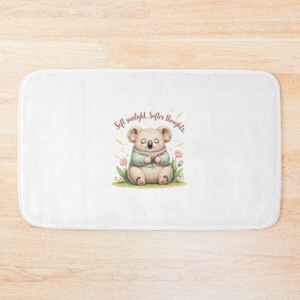 Item preview, Soft Sunlight Cute Koala Spring Aesthetic Mental Health designed and sold by AQUILAKREO.