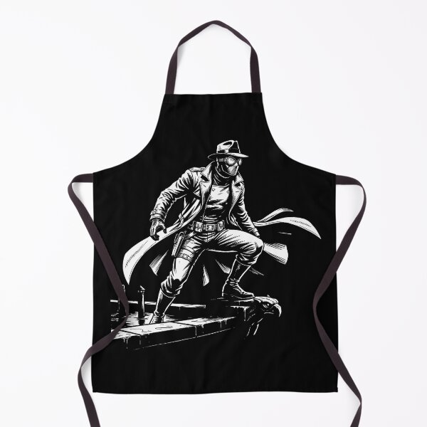 Item preview, Retro Noir Vigilante – Vintage Linocut Comic Style designed and sold by Paul Hmus.