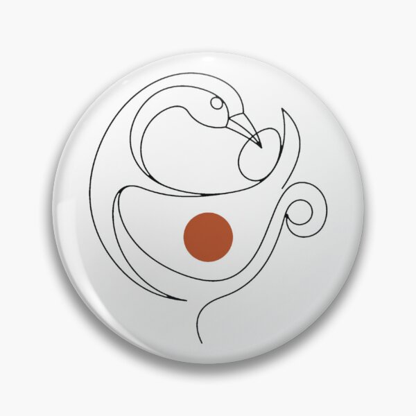 Artikelvorschau, Minimalistische Adinkra Sankofa Vogel-Linienzeichnung entworfen und verkauft von DuckOddity.