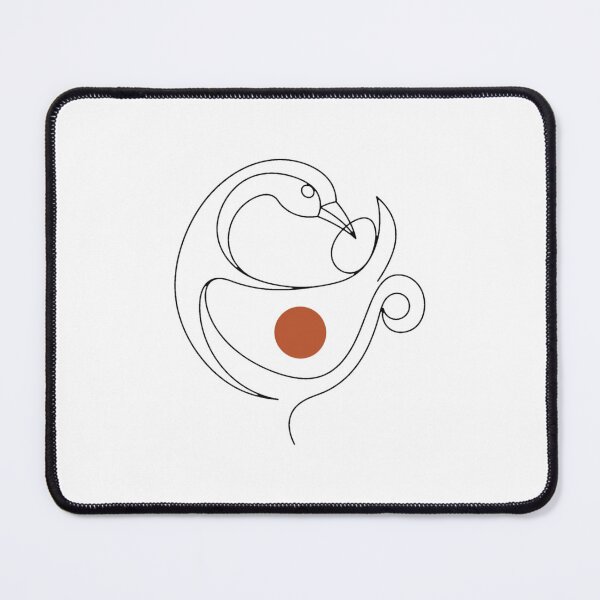 Item preview, Minimalist Adinkra Sankofa Bird Line Art designed and sold by DuckOddity.