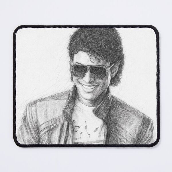 Item preview, Black and White Pencil Sketch Portrait Art Print | Retro Pop Star Inspired Drawing | Cinematic Music Icon Artwork designed and sold by Leon Woods Pencil Art.
