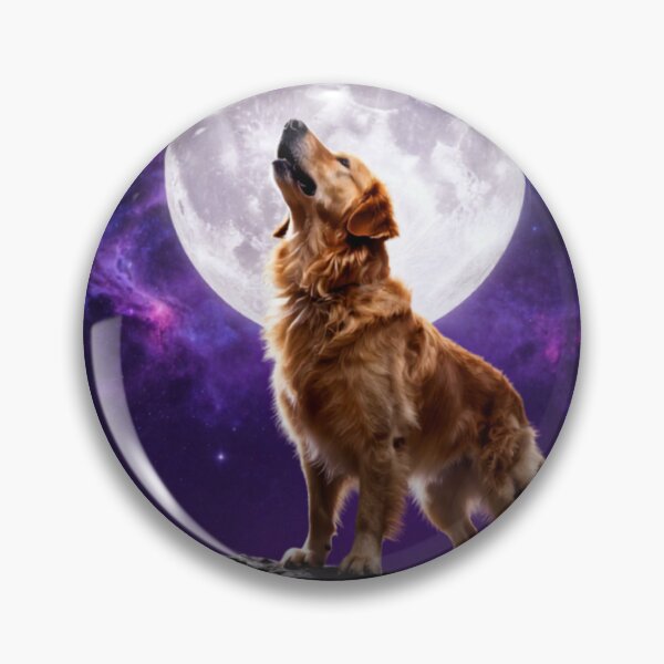 Item preview, Still Better Company Than Humans | Space Golden Retriever Galaxy Art designed and sold by GoldenPaw Society.