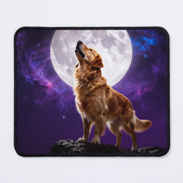 Item preview, Still Better Company Than Humans | Space Golden Retriever Galaxy Art designed and sold by GoldenPaw Society.