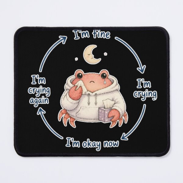 Item preview, Crying Crab Fine Meme designed and sold by AMS.