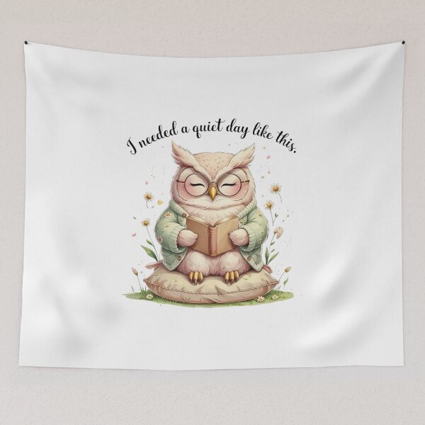 Item preview, Needed A Quiet Day Cute Owl Spring Picnic Introvert designed and sold by AQUILAKREO.