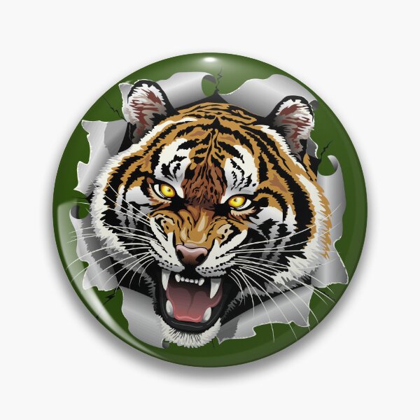 Item preview, Tiger Roaring Attack designed and sold by BluedarkArt.