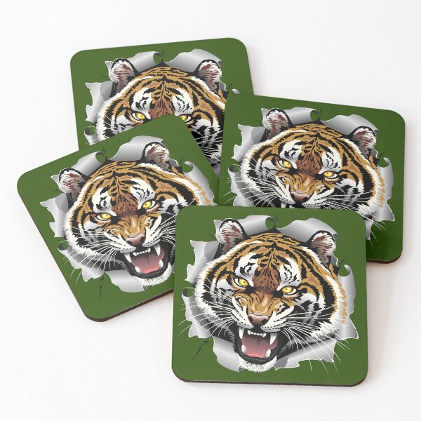 Item preview, Tiger Roaring Attack designed and sold by BluedarkArt.