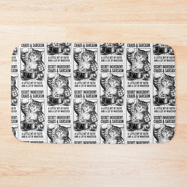 Item preview, Cooking with Sarcasm designed and sold by ChaoticCatIlust.