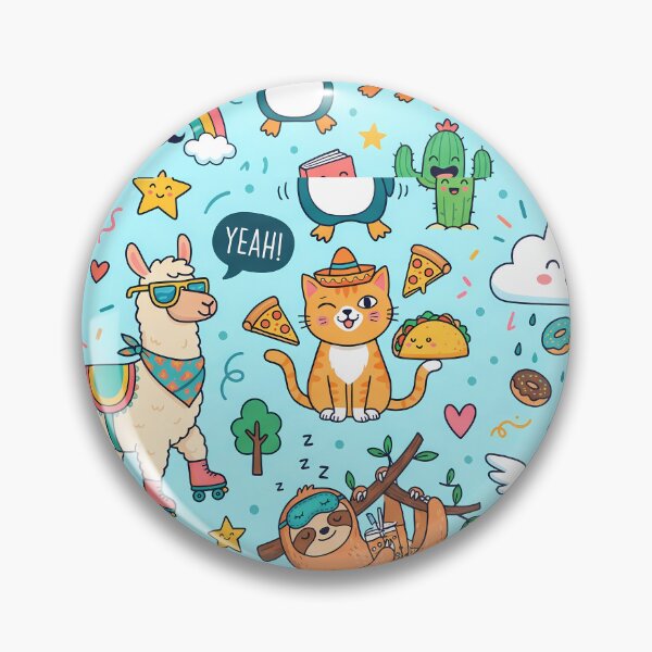 Item preview, Llama Cat Penguin Octopus Playfulness Charm Imaginative Art designed and sold by ART ATTACK ZONE.