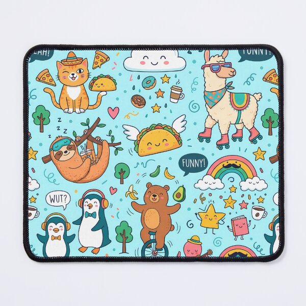 Item preview, Llama Cat Penguin Octopus Playfulness Charm Imaginative Art designed and sold by ART ATTACK ZONE.
