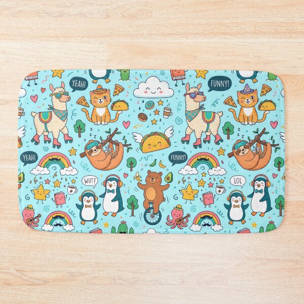 Item preview, Llama Cat Penguin Octopus Playfulness Charm Imaginative Art designed and sold by ART ATTACK ZONE.