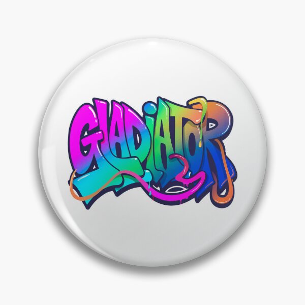 Item preview, Gladiator Neon Graffiti Streetwear Premium designed and sold by Carlos Merino Jaime.