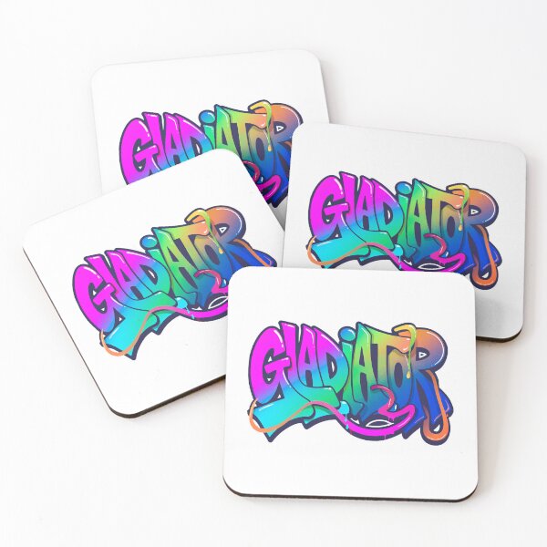 Item preview, Gladiator Neon Graffiti Streetwear Premium designed and sold by Carlos Merino Jaime.