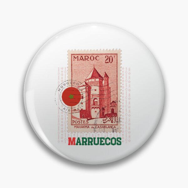 Item preview, Vintage Morocco Stamp T-Shirt – Casablanca Mahkama Retro Moroccan Travel Design designed and sold by B-Art-Innov.