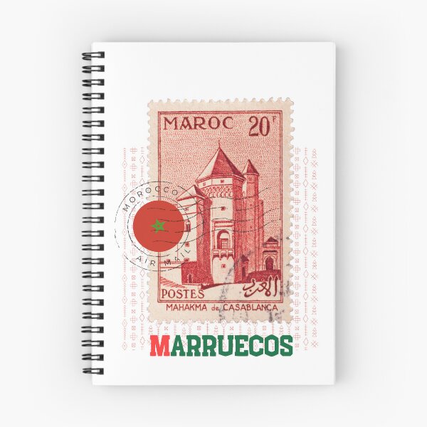 Item preview, Vintage Morocco Stamp T-Shirt – Casablanca Mahkama Retro Moroccan Travel Design designed and sold by B-Art-Innov.