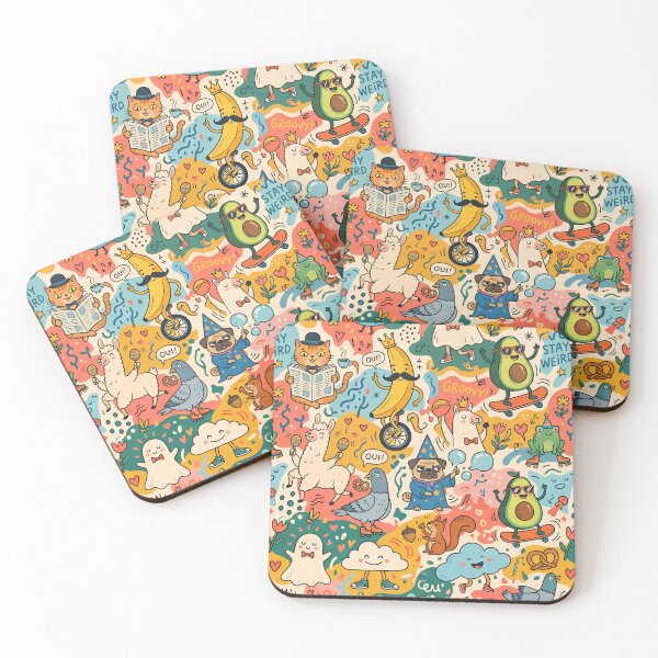 Item preview, Funny Cartoons Animal Illustrations Playfulness Charm Imaginative Art designed and sold by ART ATTACK ZONE.