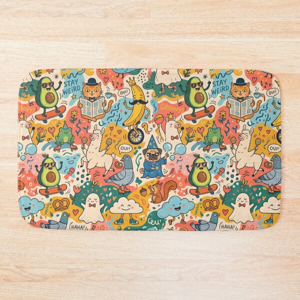 Item preview, Funny Cartoons Animal Illustrations Playfulness Charm Imaginative Art designed and sold by ART ATTACK ZONE.