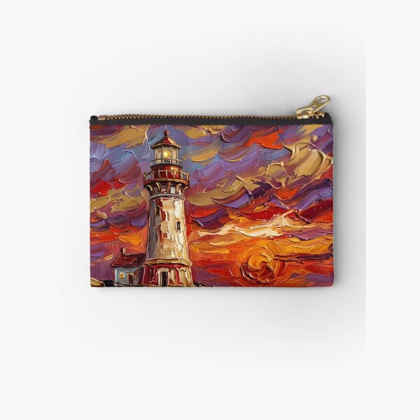 Item preview, Lighthouse at Dramatic Sunset designed and sold by BombasticPlanet.